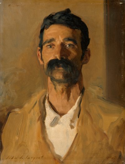 Studie eines sizilianischen Bauern, 1907 von John Singer Sargent